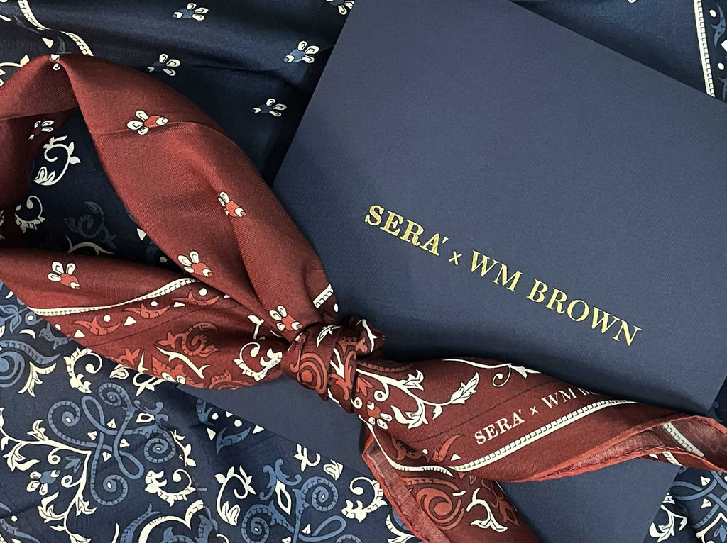 The Bandana Reimagined: Serà Fine Silk x WM Brown Project Collaboration