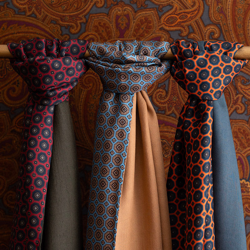 Medallions Silk & Cashmere Scarves