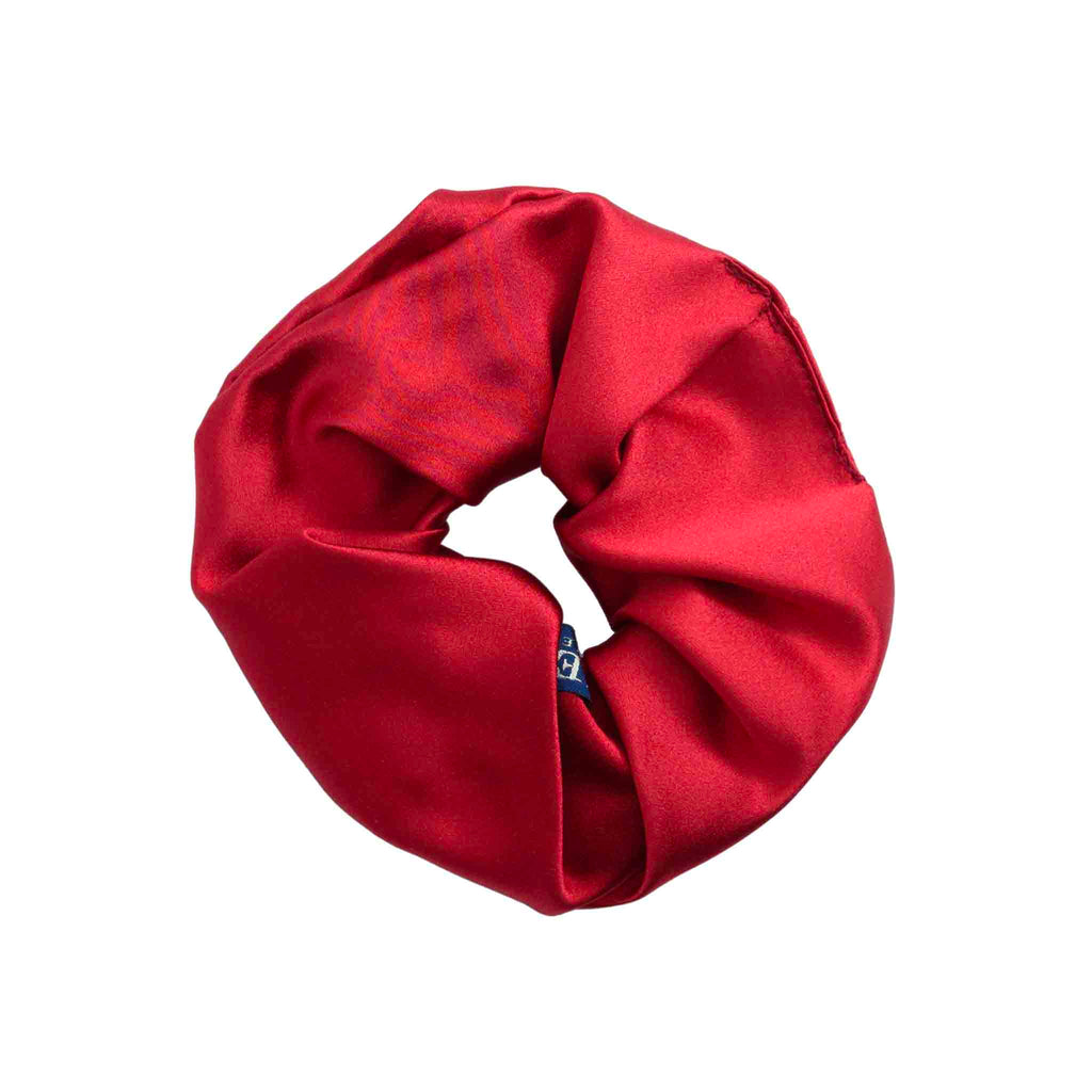 Red Silk Scrunchie Serà Fine Silk