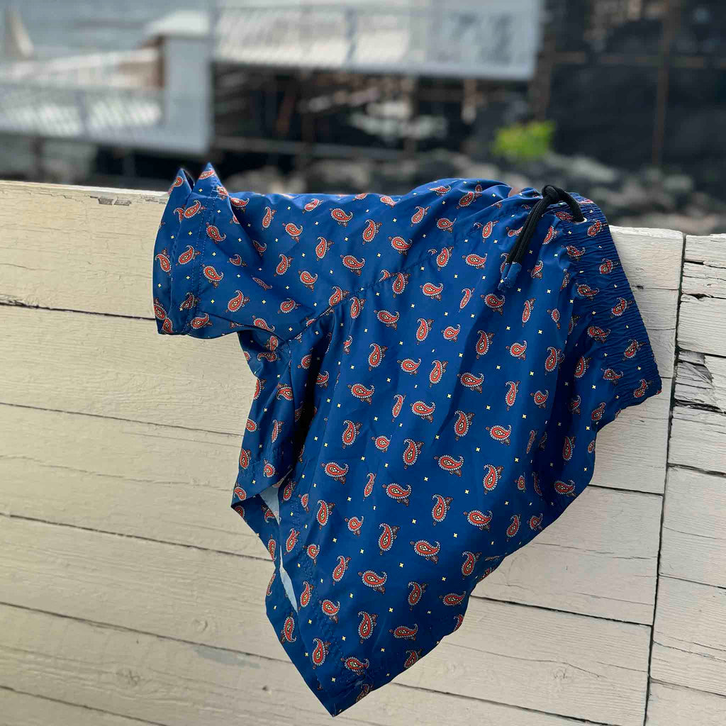 Filicudi Blue Swimsuit Serà Fine Silk