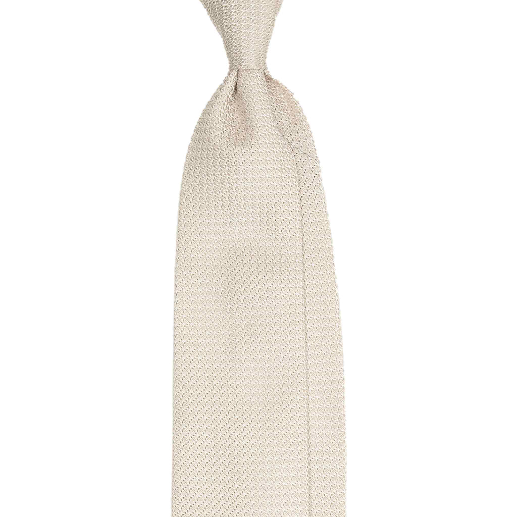 Sand Garza Grossa Grenadine Silk Tie Serà Fine Silk