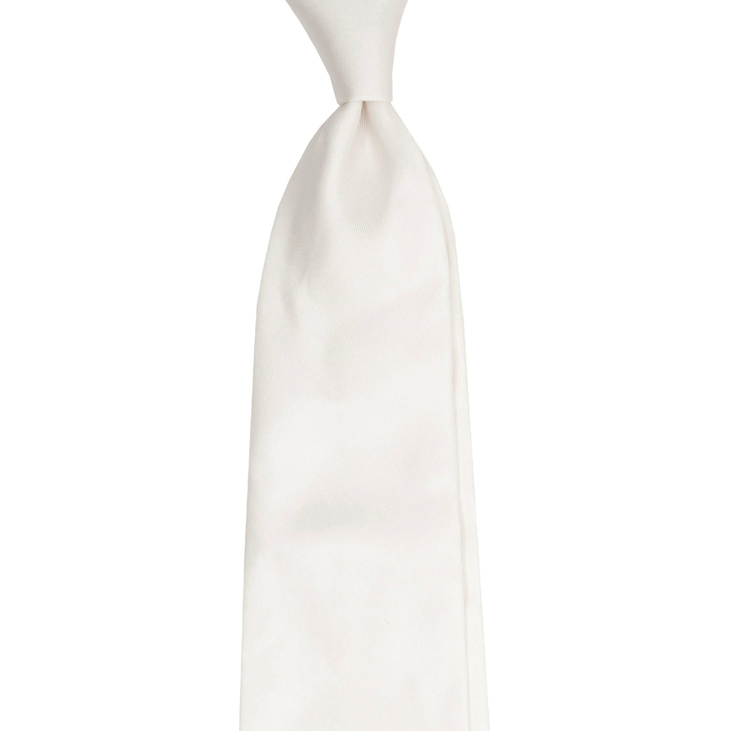 White Silk Tie Serà Fine Silk